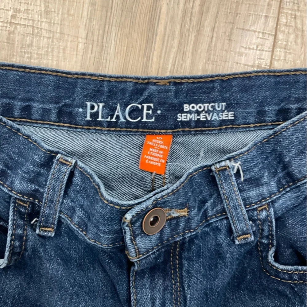 The Children’s Place Boys Husky Blue Bootcut Jeans